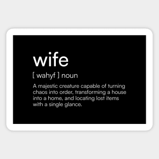 Funny Wife Definition Sticker